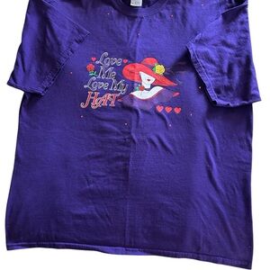 Purple Red Hat tee